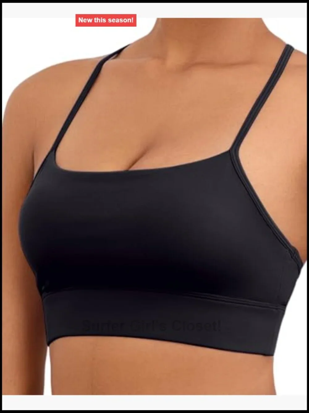 Y-Back Sports Bra Padded Low Impact Yoga Workout Bra